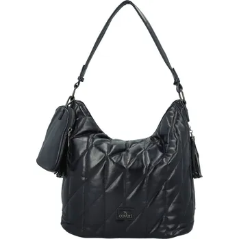 Kabelka Stylová dámská koženková kabelka na rameno Coveri Maricel, tmavě modrá