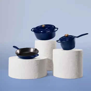 Pánev Huuust Litináč Everyday – sada 3 kusů - Safírově modrá