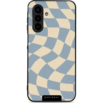 Pouzdro na mobilní telefon Lesklý kryt Mobiwear Glossy - Samsung Galaxy A17 / A17 5G - GA59G Modrá a béžová šachovnice (Prémiové lesklé pouzdro, obal, kryt Mobiwear Glossy na mobil Samsung Galaxy A17 / A17 5G - GA59G Modrá a béžová šachovnice, materiál Plast + TPU silikon - krytí p