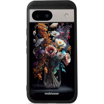 Pouzdro na mobilní telefon Lesklý kryt Mobiwear Glossy - Google Pixel 8A - G012G Kytice ve sklenici (Prémiové lesklé pouzdro, obal, kryt Mobiwear Glossy na mobil Google Pixel 8A - G012G Kytice ve sklenici, materiál Plast + TPU silikon - krytí po všech stranách, neošoupatelný potisk