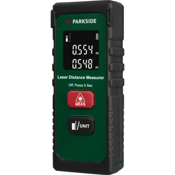 Měřící laser PARKSIDE® Laserový měřič vzdálenosti PLEM 20 B6 / Křížový liniový laser PKLL 7 F7 (laserový měřič vzdálenosti)
