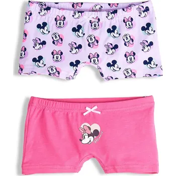 Dívčí spodní prádlo GATE Balení 2 kalhotek typu boyshort Minnie Mouse 4Y 825-0816/65