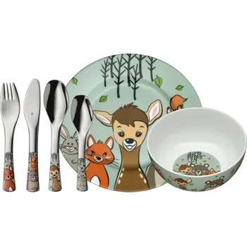 Sada dětského nádobí FOREST FRIENDS, sada 6 ks, WMF - doprava zdarma od 2999 Kč