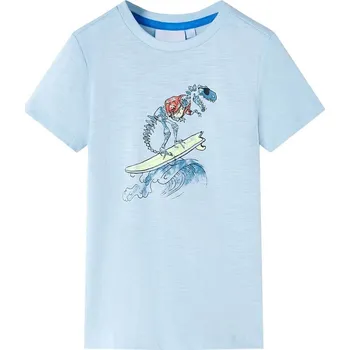 Chlapecké tričko vidaXL Dětské tričko světle modré 92 [12559]