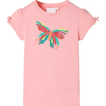 vidaXL Dětské tričko světle 128 [10997] Barva: Růžová