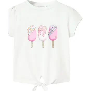 Chlapecké tričko vidaXL Dětské tričko světle 116 [10696] Barva: ecru