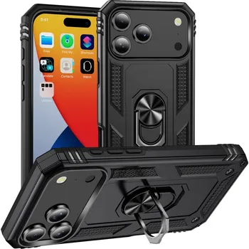 Armor silikonový kryt pro iPhone 17 Pro - Černý