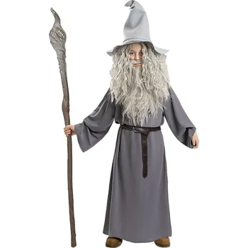 Karnevalový kostým HeliumKing Dětský chlapecký kostým Gandalf - Pán prstenů Velikost - děti: L: 117 - 134 cm