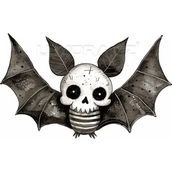 Nášivka Nažehlovačka Netopýr Halloween - 6 x 3,5 cm