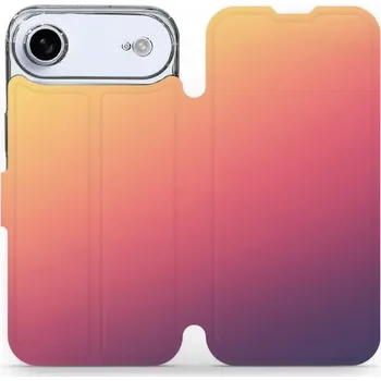 Pouzdro na mobilní telefon Flipové pouzdro Mobiwear - Apple iPhone Air - VP66S Oranžový odstín (Knížkové flip pouzdro, obal, kryt na mobil Apple iPhone Air - VP66S Oranžový odstín, materiál Umělá kůže + TPU - ochrana 360°, stojánek, silikonová vanička, magnetické zavírání)