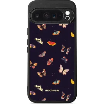 Pouzdro na mobilní telefon Lesklý kryt Mobiwear Glossy - Google Pixel 9 Pro XL - GP78G Barevní motýlci (Prémiové lesklé pouzdro, obal, kryt Mobiwear Glossy na mobil Google Pixel 9 Pro XL - GP78G Barevní motýlci, materiál Plast + TPU silikon - krytí po všech stranách, neošoupatelný)