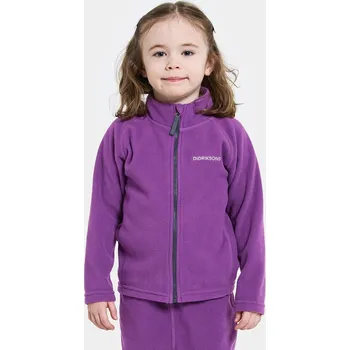 Dětská fleecová mikina Didriksons Monte royal purple velikost 90