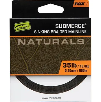FOX International Group Ltd, Dennenlaan3A, 2340 Beerse, Belgium Fox Splétaná Šňůra Naturals Submerge Braid 600 m 0,20 mm 30lb 15,8 kg