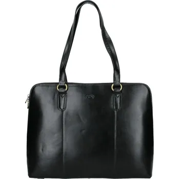 Kabelka Elegantní dámská kožená kabelka Katana Apolens - černá