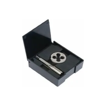 Závitořezný nástroj sada závitník a očko BSF 3/8x20 HSS používané na rybářském náčiní, Sad