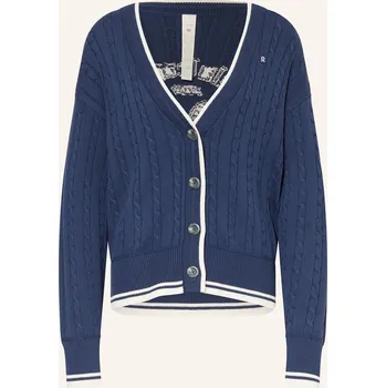 Dámský svetr Lululemon Dámský Pletený Kardigan, tmavě modrá / bílá, 40