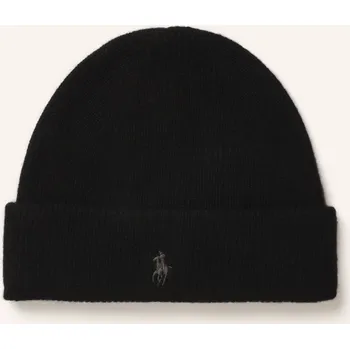 Módní doplněk Polo Ralph Lauren Pánská Kašmírová Čepice, černá, one size