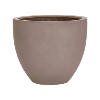 Květináč Moderní keramický květináč Fiberstone, Jesslyn L Taupe 70x61 cm