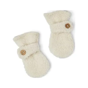 Kojenecký body Merino rukavice pro děti bouclé Smallstuff - off white Velikost: 56/62