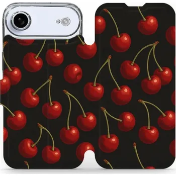 Pouzdro na mobilní telefon Flipové pouzdro Mobiwear - Apple iPhone Air - VP83S Třešně (Knížkové flip pouzdro, obal, kryt na mobil Apple iPhone Air - VP83S Třešně, materiál Umělá kůže + TPU - ochrana 360°, stojánek, silikonová vanička, magnetické zavírání)