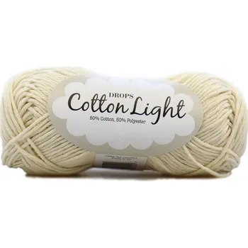 Drops Cotton Light 01 smetanová