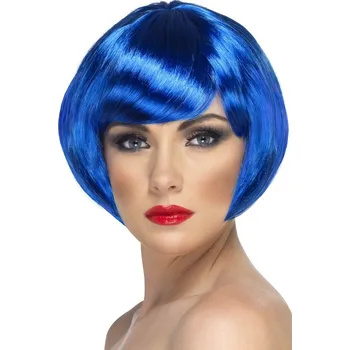 Karnevalová paruka Dámská paruka Babe modrá