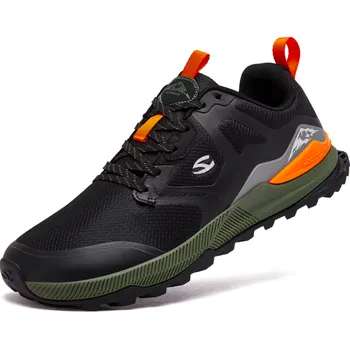 Pánská běžecká obuv Trailové běžecké boty HOBIBEAR AURORA Barva: Černá, Velikost: 43