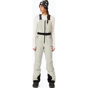 Snowboardové kalhoty Dámské snowboardové kalhoty Oakley TNP Harper Softshell Bib mist