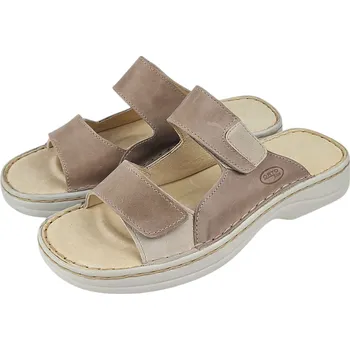 Dámské pantofle 1202 - 03/01 Celokožené dámské zdravotní nazouváky; doprodej 38