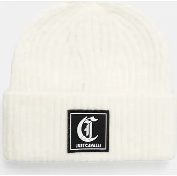 Čepice Čepice s příměsí vlny Just Cavalli 79RAZK02.ZG411 béžová 01X, vel. ONE SIZE