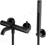 Omnires Y Vanová baterie s příslušenstvím, černá, Y1231BL