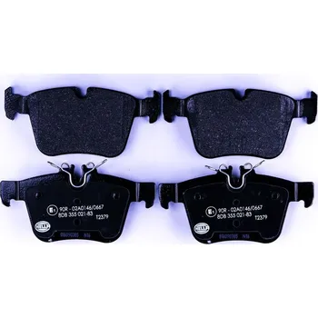 Brzdová destička Sada brzdových destiček, kotoučová brzda HELLA PAGID 8DB 355 021-831