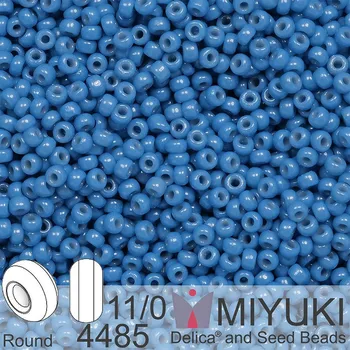 Korálek Korálky Miyuki Round 11/0. Barva 4485 Duracoat Dyed Opaque Juniper Berry. Balení 5g.