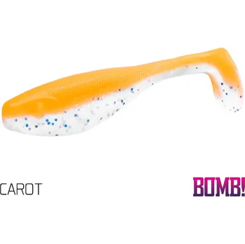 Nástraha Delphin Umělá nástraha BOMB! Fatty Velikost: 10 cm, Barva: CAROT, Počet ks v balení: 5