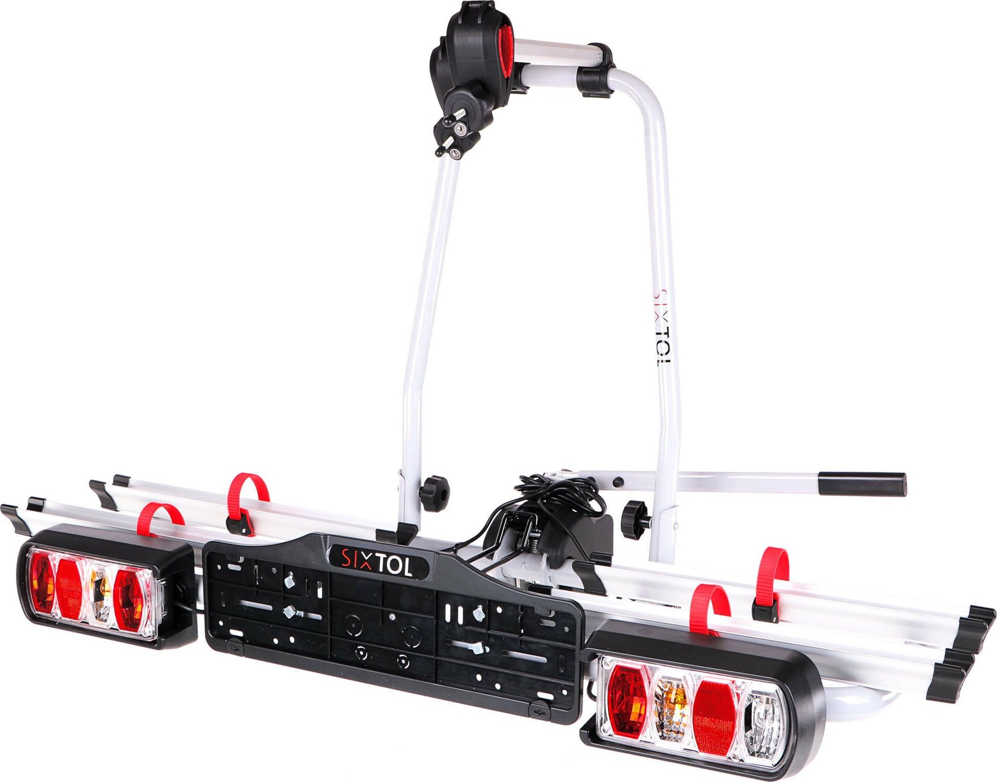 Nosič kol na tažné zařízení, 2 elektrokola - SIXTOL E-BIKE 2