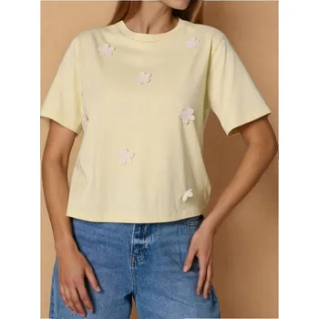 Dámské tričko Sinsay - Tričko s květinovým motivem - jiné - 733IN-TB1 - 733IN-TB1-XXL