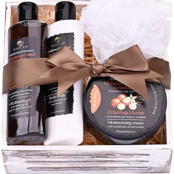Kosmetická sada Vivaco Body Tip Dárkové balení kosmetiky Makadamový ořech & Vanilka