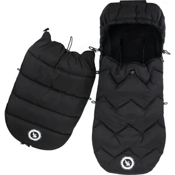 Fusak Cottonmoose fusak do kočárku ARTIC, Black, černý