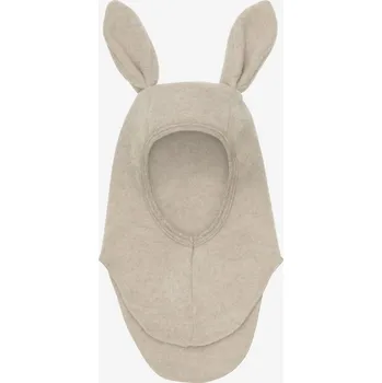 Kukla HUTTELIHUT Kukla s ušima z vlny a fleecového materiálu Camel Melange Velikost (od výrobce): 1 - 2 r.