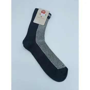 Pánské ponožky Surtex dospělé ponožky JARO 75% merino šedá Velikost EU: 46-48