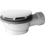 Sapho Vaničkový sifon, průměr 90mm, DN40, nízký, keramická krytka bílá PILCSR11
