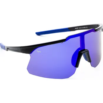 Sluneční brýle KAŠMIR KAŠMIR Sport Cycle 2.0 Polarized SCC1 černé - skla modrá zrcadlová