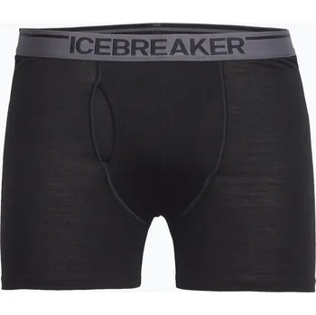 Boxerky Pánské termo boxerky Icebreaker Anatomica wFly black