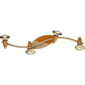 Stropní svítidlo Prezent ZEUS 4xE14/R50/40W - dřevo