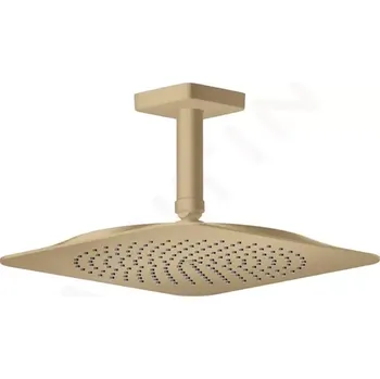 Sprchová hlavice Axor Citterio C Hlavová sprcha 27x27 cm, EcoSmart, kartáčovaný bronz, 28793140