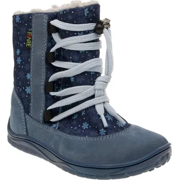 Dívčí zimní obuv FARE BARE SNĚHULE dětské zimní nepromokavé boty modré - Velikost(EUR) 25 B5447201