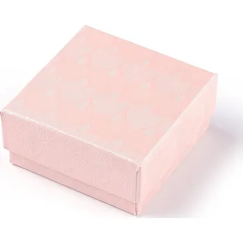 Dárková krabička Krabička růžová 7,5x7,5x3,6