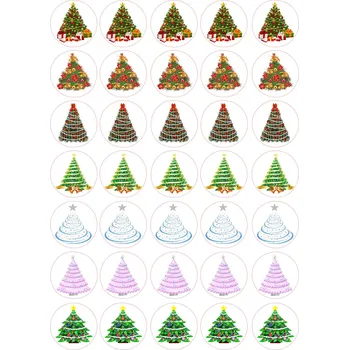 Jedlá dekorace na dort VÁNOCE-55 Materiál: Jedlý papír