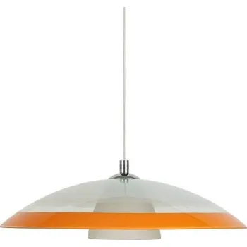 CORONA 1xE27/60W, CHROME/ORANGE, PENDANT