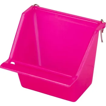 Miska pro psa Miska plastová na klec závěsná 200 ml Barva: Růžová